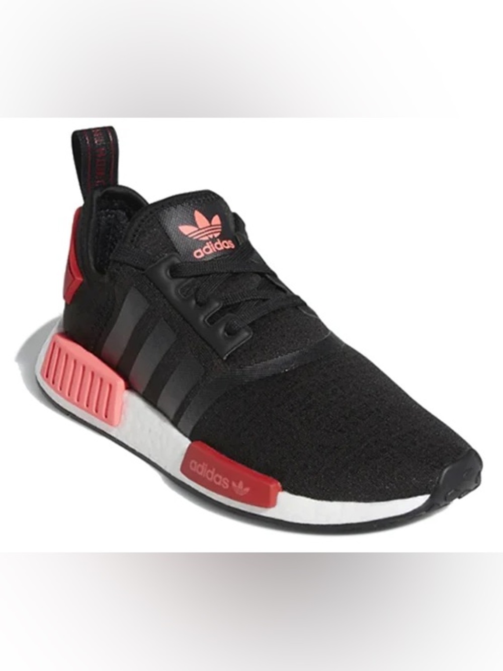 adidas Black Sneakers with Red Accents